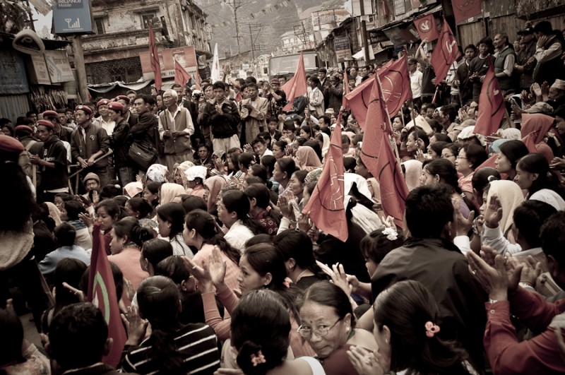 Communist party gathering in India