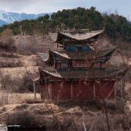 Abandon temple on the hill, Shangri-la