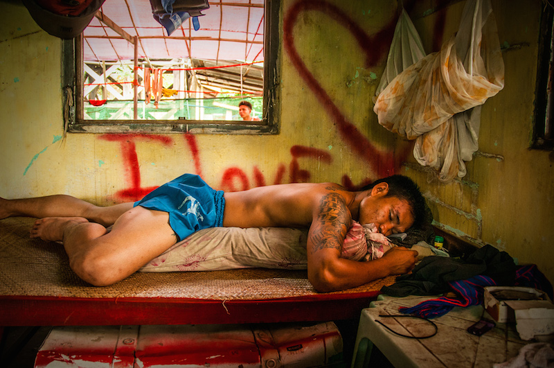 The Champion, inside of Burmese boxer's training camp, from the series BURMESE DREAMS